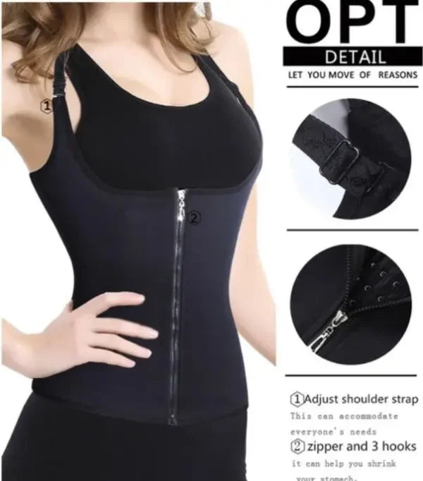 Adjustable Hook Waist Slimming Belt Body Shaper Belly Tummy Abdomen Control Burn Fat