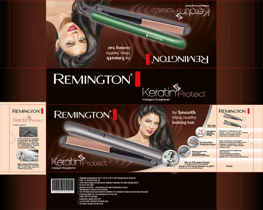 Remington Keratin Protect – Intelligent Straightener High Quality Silver And Green