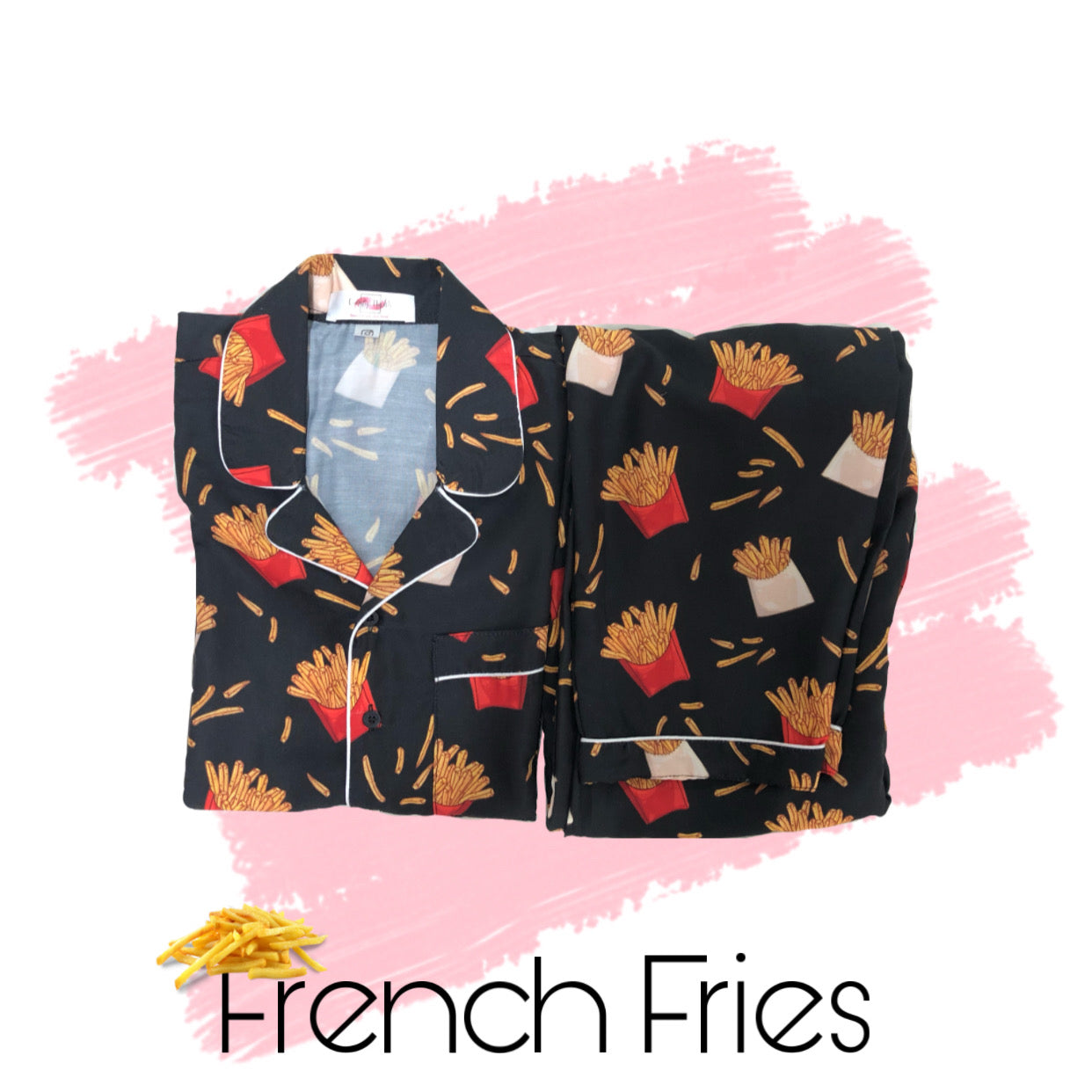 French Fries Pj Set