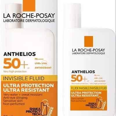 La Roche-posay Anthelios 50+ Invisible Fluid Sun Cream – 50 Ml