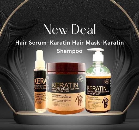 Keratin Hair Treatment Pack of 3 Deal