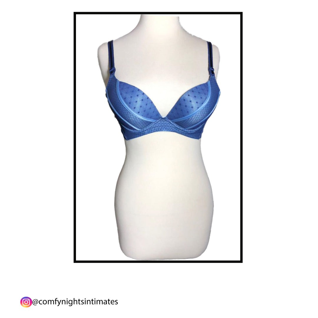 Heavy Pushup Bra With Lines Design