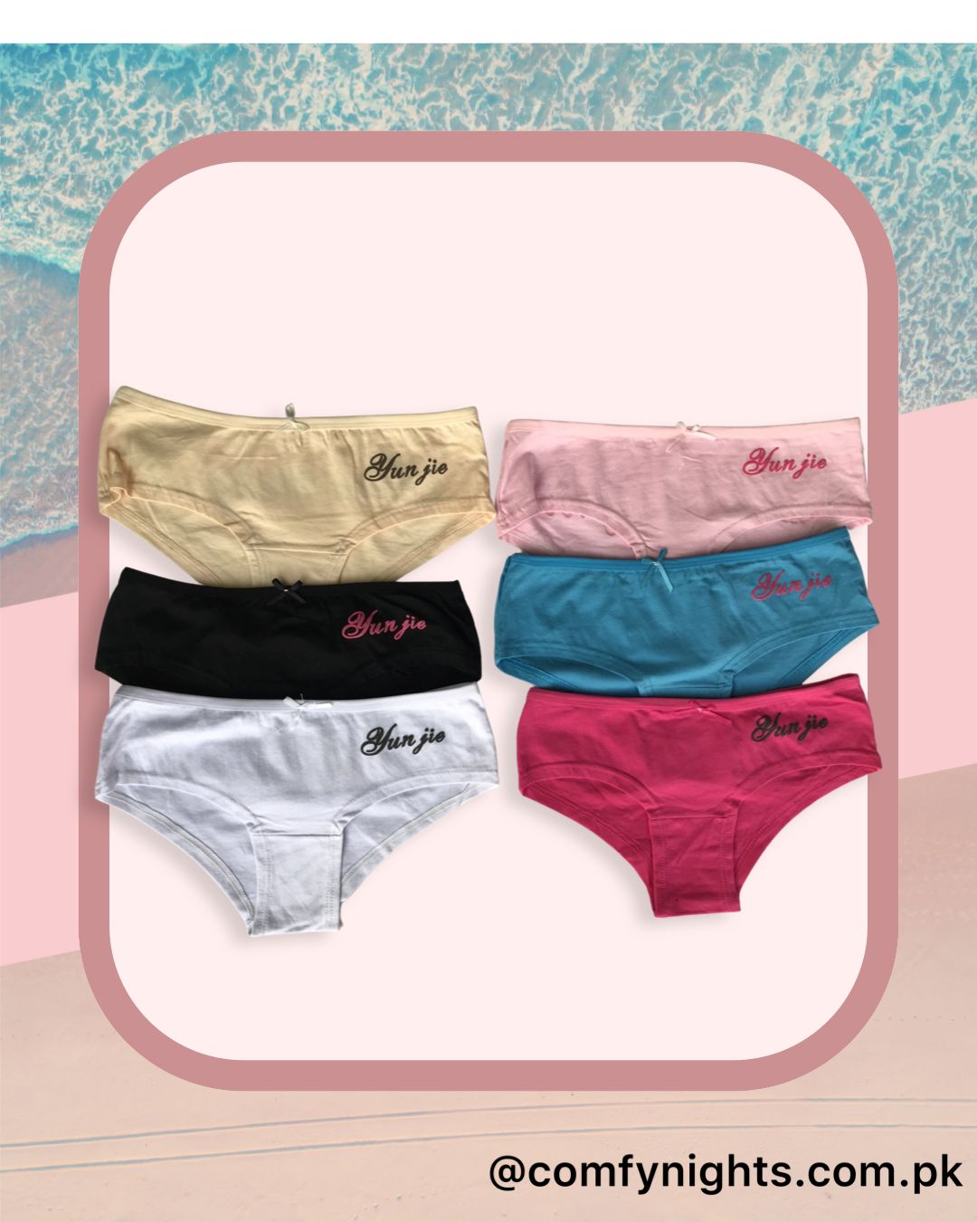 Pack of 5 Different Soft Cotton Panties