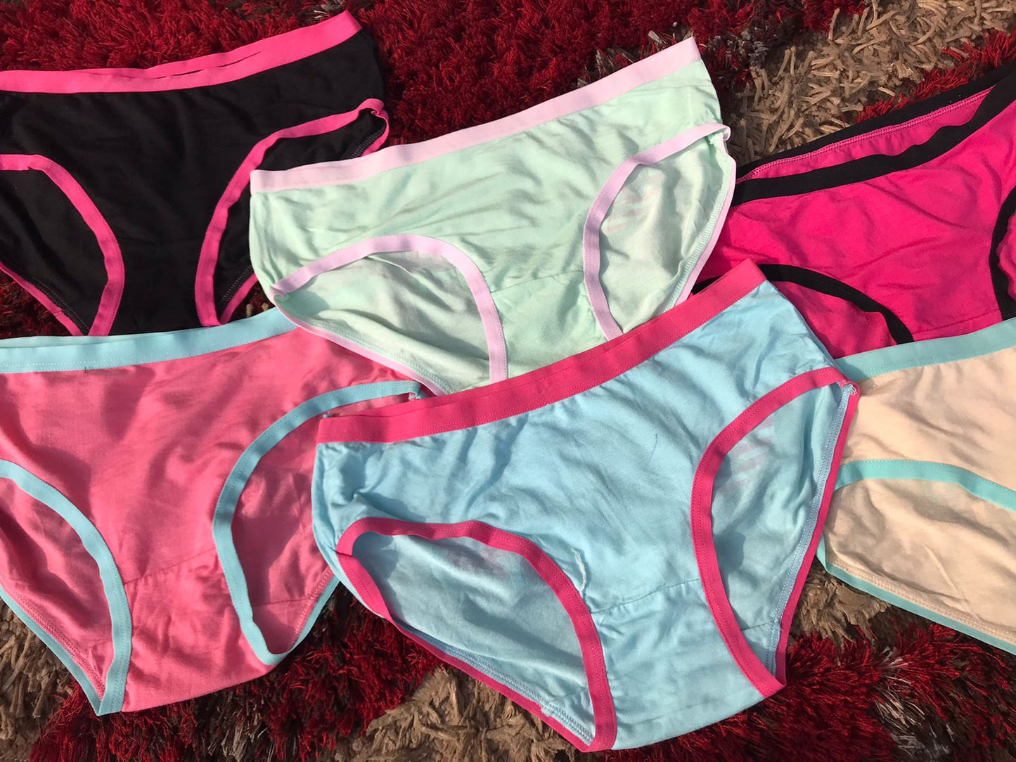 Free Size Colorful Panties Pack of 5